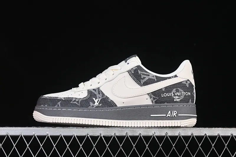 All categories Nk Air Force 1 Air Force series Nk Air Force 1 Low Air Force low-top Nike Air Force 1'07 Low LV joint beige denim Air Force 1 low-top casual sneakers SM6668-110